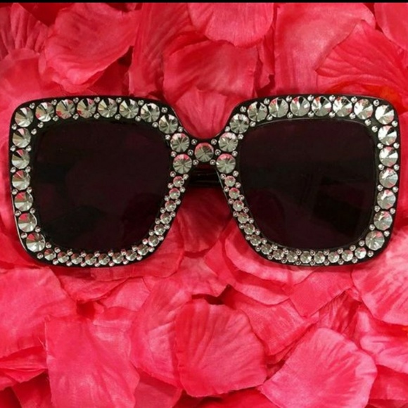 Rhinestone Sunglasses - Picture 2 of 2